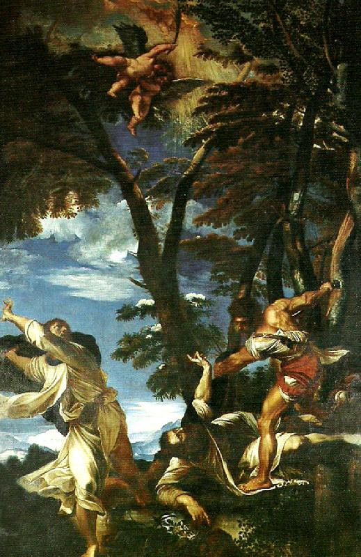 BERRUGUETE, Pedro the death of st peter martyr oil painting image